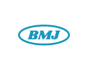 BMJ logo design vector template. BMJ