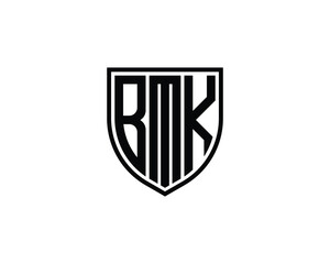 BMK logo design vector template. BMK