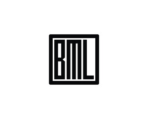 BML logo design vector template. BML