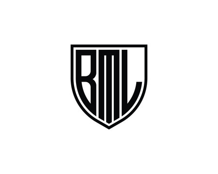 BML logo design vector template. BML
