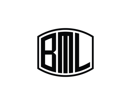 BML logo design vector template. BML