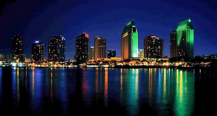 Obraz premium San Diego Skyline, California, USA