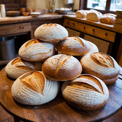 artificial intelligence realistic bread background