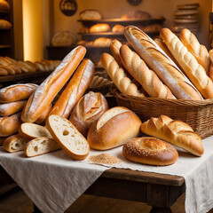artificial intelligence realistic bread background