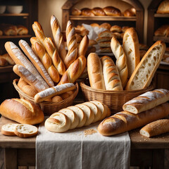 artificial intelligence realistic bread background