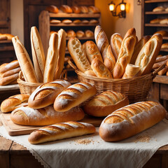 artificial intelligence realistic bread background
