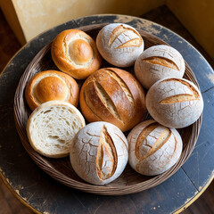 artificial intelligence realistic bread background