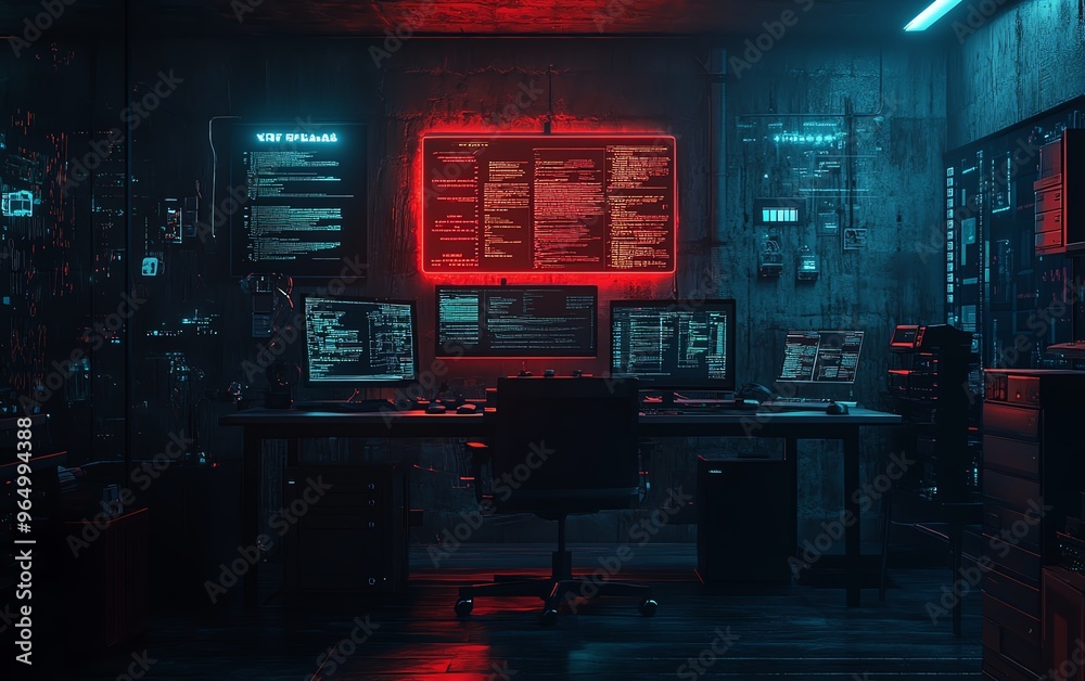 Aufkleber Interactive ethical hacking training environment with realworld scenarios, featuring handson practice with security breaches, network defenses, and digital protection