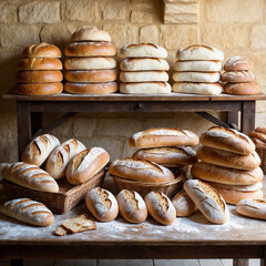 artificial intelligence realistic bread background