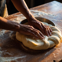 artificial intelligence realistic bread background