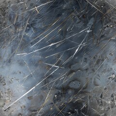 Scratched metal surface