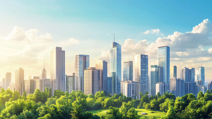 Fototapeta premium city cityscape