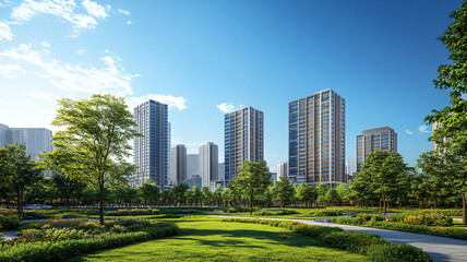 Obraz premium city cityscape