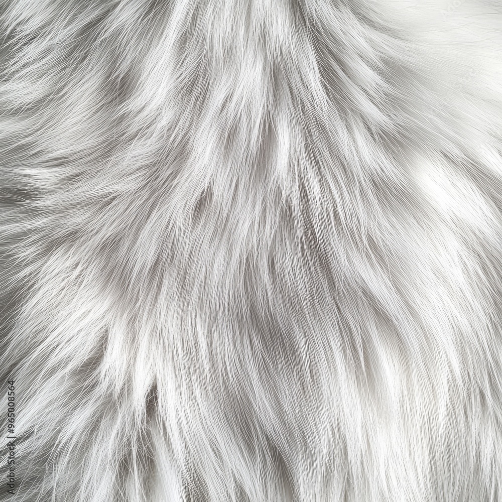 Wall mural white cat fur texture is smooth and natural ideal for a background showcasing short and soft animal 