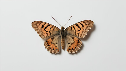 Naklejka premium Orange Butterfly ai generative