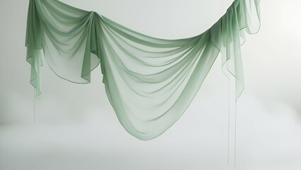  green sage chiffon ai generative