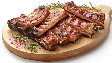 grilled pork ribs