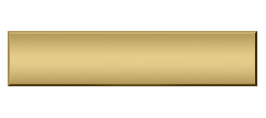  金の金属プレート B