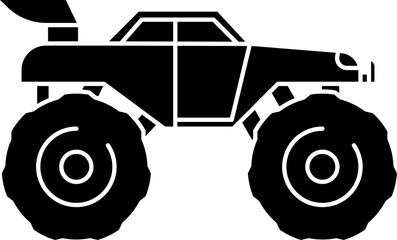 Monster truck icon vector illustration