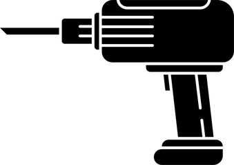 Driller icon vector illustration