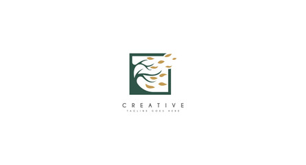 Tree icon concept logo design vector illustration.