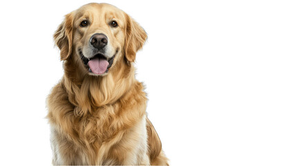 Obraz premium Dog - golden retriever isolated on white