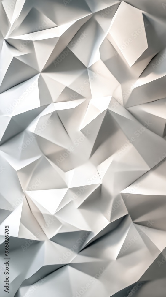 Poster abstract geometric polygonal background with light and shadow