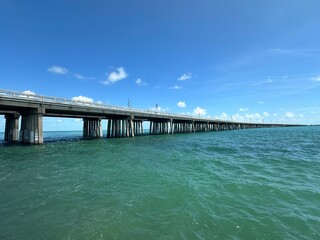 Obraz premium bridge over the sea, Florida