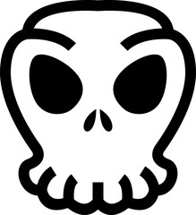 Doodle Skull Icon