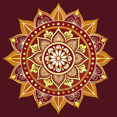 Luxury mandala background design. 

