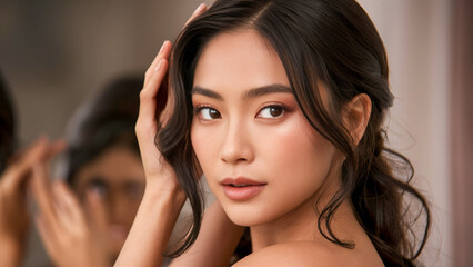 Obraz premium woman with headache