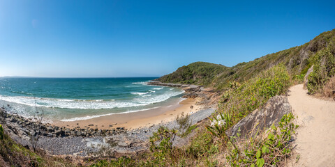 Dolphin Point Lookout: Coastal Landscape of Noosa Heads National Park, Queensland, Australia