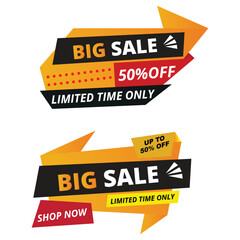 Vector combo offer promotional banner Combo offers labels and sale banner