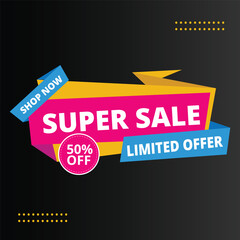 Vector combo offer promotional banner Combo offers labels and sale banner