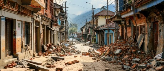 Damage From An Earthquake