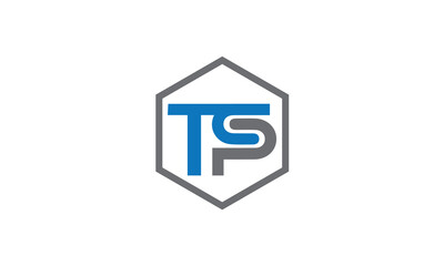 Obraz premium TSP logo monogram, TSP letter logo design. TSP creative initials letter logo concept. TSP letter design. 