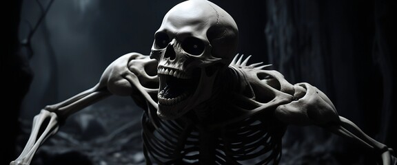 A Grim Depiction of Undead Creatures in Horror Atmospheres