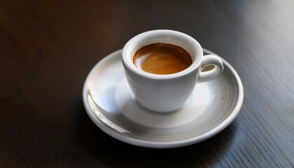Fototapeta premium espresso cup on a saucer, Italian cuisine,