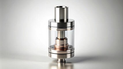 Vaping atomizer with clapton coil, rendering, vaping, atomizer, clapton coil,rendering, electronic cigarette