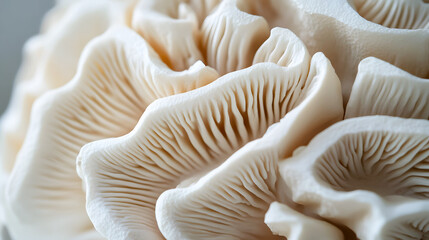 close-up of the 3D human brain model, focusing on the intricate folds and gyri, perfect for anatomical study