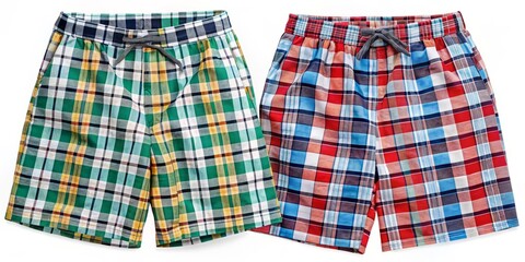 Add a splash of fun to your summer style with trendy, checkered shorts in a range of colors
