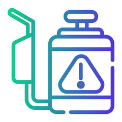 Obraz premium pesticide Line Gradient Icon