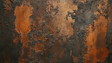 Rusted Metal Texture Background   Oxidized Copper and Iron Surface