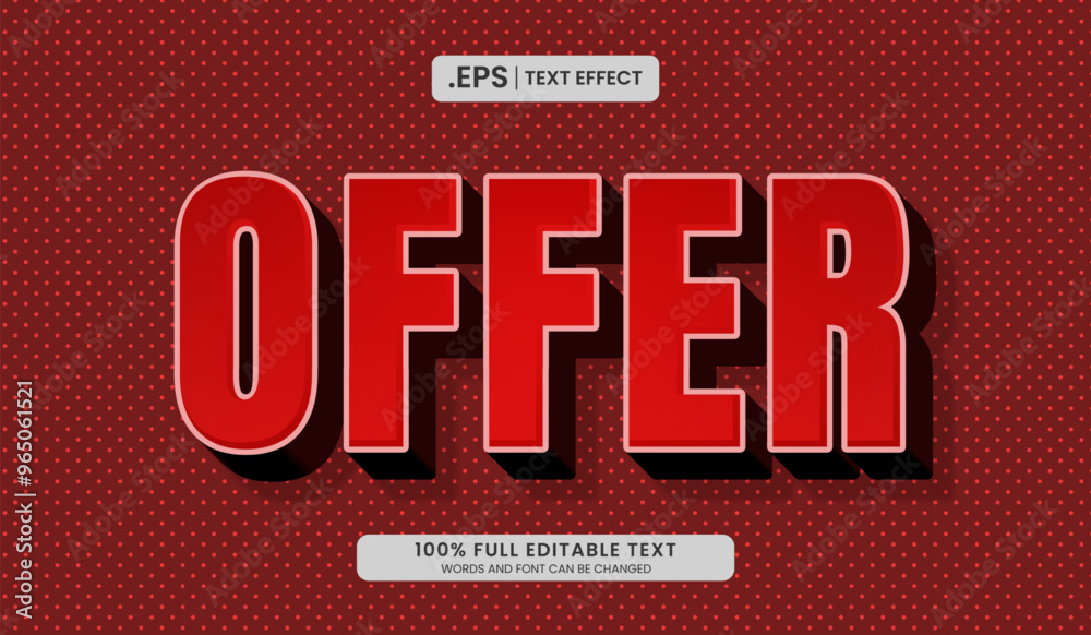Canvas Prints offer editable text effect
