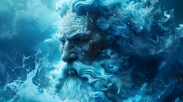 the epic greek god Poseidon 