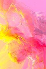 Fototapeta premium Gradient background blending from pink to yellow