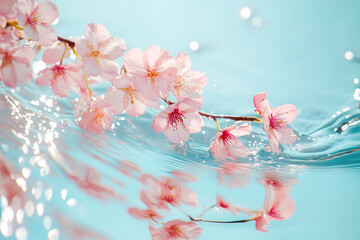 pink cherry blossom in spring