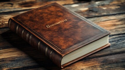 Personalized notebook with name engraving, professional stationery gift, 3D illustration