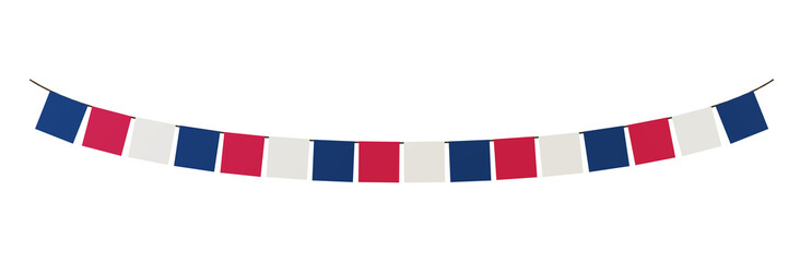 Memorial Day Tribute: Honor fallen heroes with this patriotic garland, a symbol of remembrance and respect.