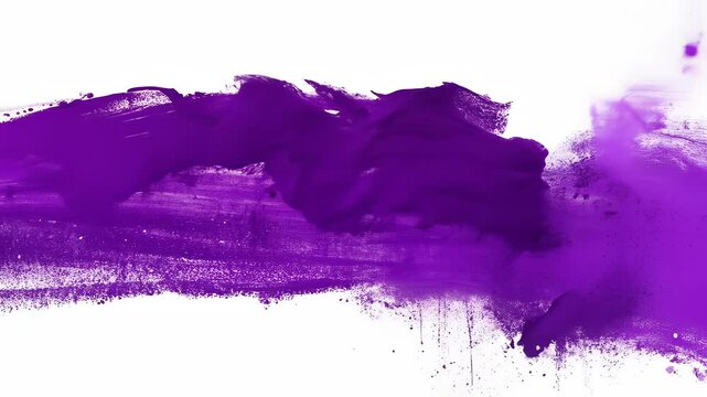 Abstract violet and white textured brush strokes. Grunge transition